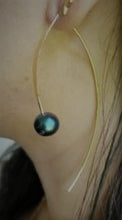 Load image into Gallery viewer, Tahitian Pearl Slide Earrings