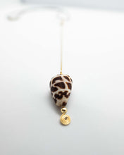 Load image into Gallery viewer, Hebrew Cone and Puka Shell Necklace Lariat Style