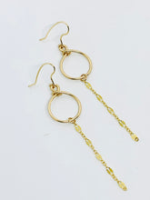 Load image into Gallery viewer, Baby Hoop Single Chain Dangle