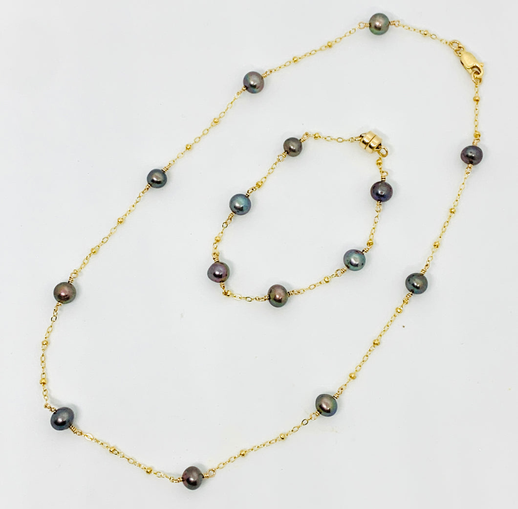 Itty Bitty Tahitian Pearl Necklace