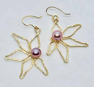 Maile Li’i Li’i Pink Edison Pearl Earrings
