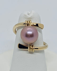 Pink Edison Pearl Mermaids Ring