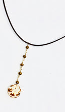 Load image into Gallery viewer, Puka Shell and Brown Bead Lariat