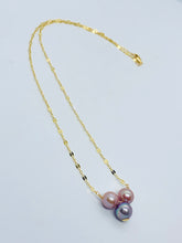 Load image into Gallery viewer, Pretty in Pink Edison Pearl Cluster Necklace