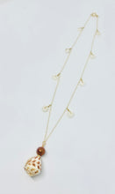 Load image into Gallery viewer, Hebrew Cone Chocolate Tahitian Puka Shell Necklace