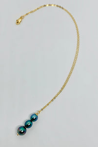 Triple Tahitian Pearl Necklace